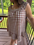 Maple Gingham Dress